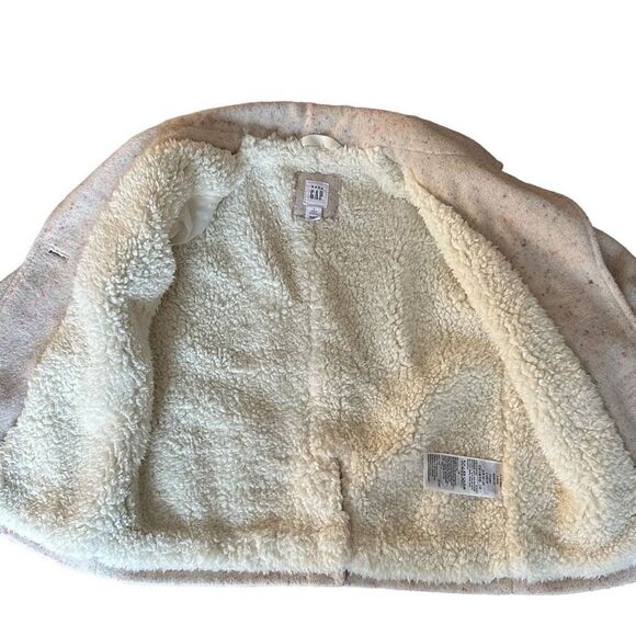 Gap Toddler Speckle Sherpa-Lined Car Coat size 2T - Picture 7 of 11
